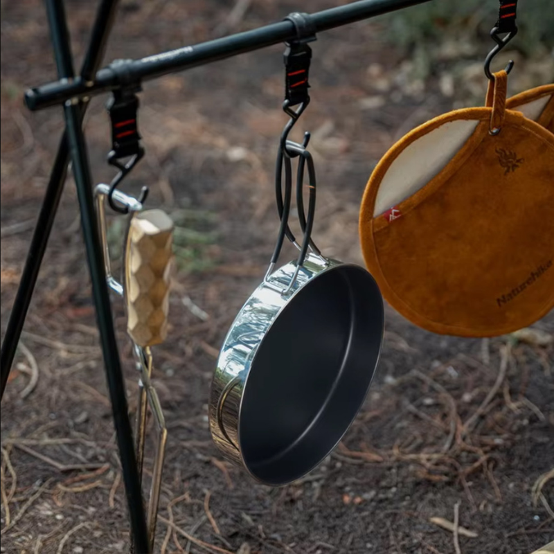 Naturehike set nádobí z nerezové oceli s konvicí 1352g
